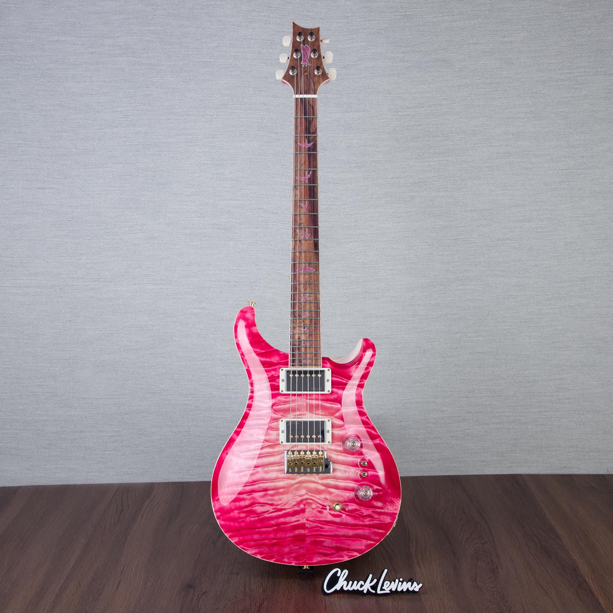 PRS Private Stock Custom 24-08 Electric Guitar - Bonnie Pink Glow - #250411374