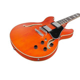 Ibanez AS73 Semi-Hollowbody Electric Guitar - Transparent Tangerine Flat
