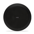 QSC AD-C4T-BK 4.5-Inch Two-way Ceiling Speaker, 70/100 Volt Transformer with 16Ω Bypass - Black