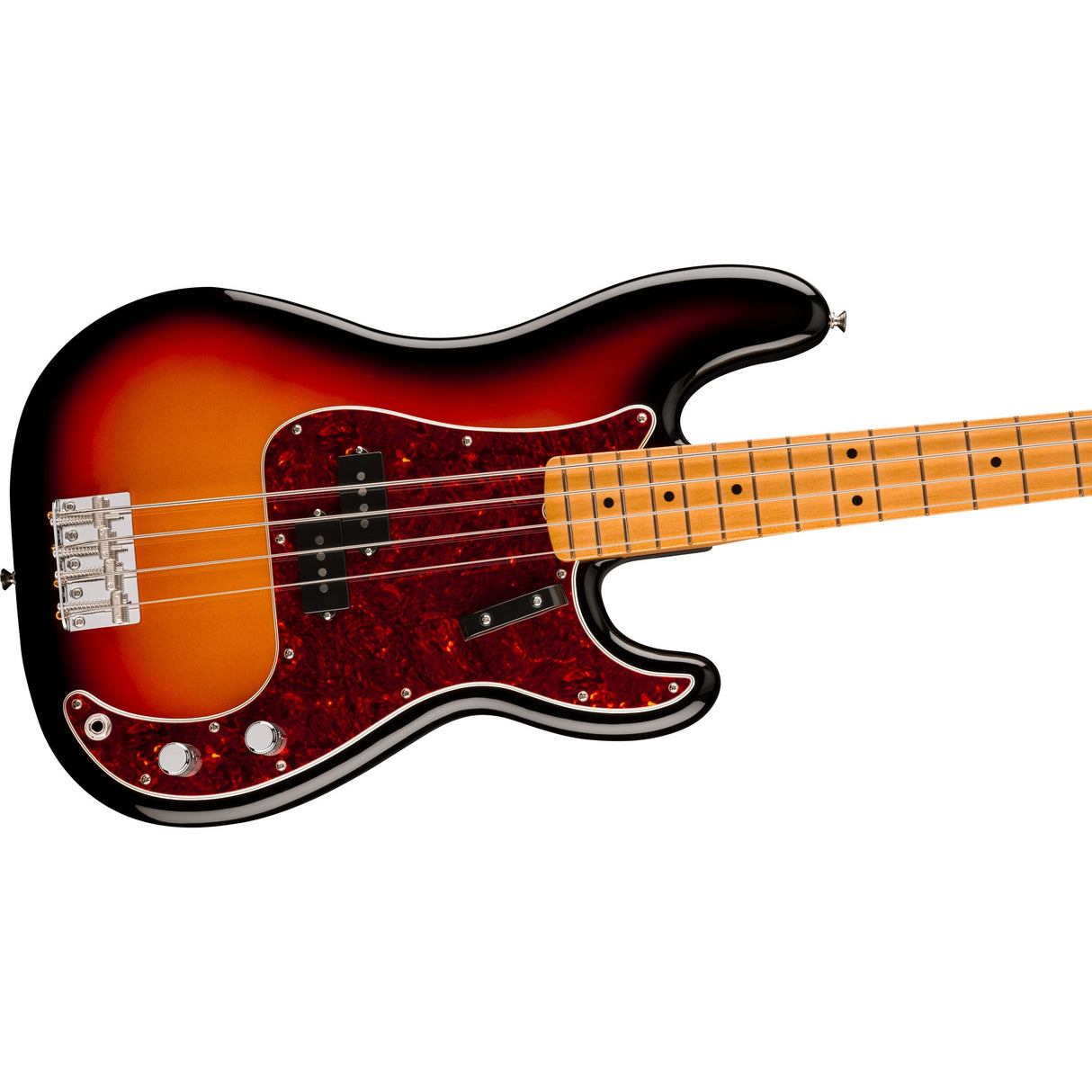 Fender Vintera III Late '60s Precision Electric Bass Guitar, Maple Fingerboard - 3-Color Sunburst