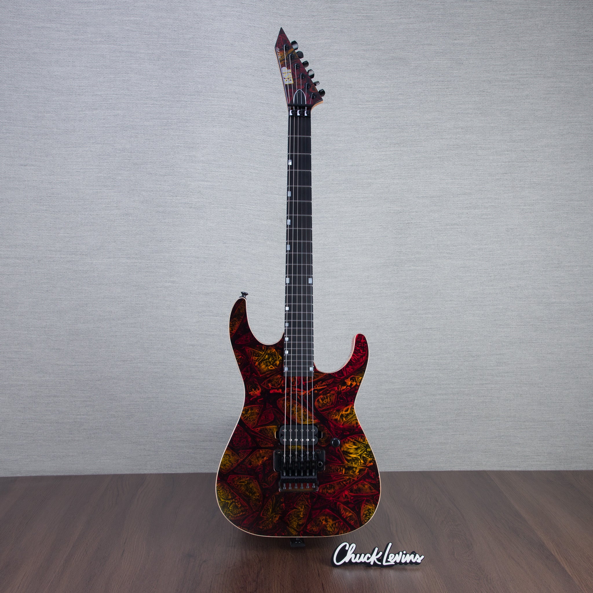ESP USA M-1 DX FR Electirc Guitar - Hellfire - #US24728 – Chuck