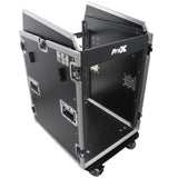 ProX T-16MRSS13ULT Universal 19 Rack-mount Mixer with 13U Top and 16U Front with 2 Side Work Tables