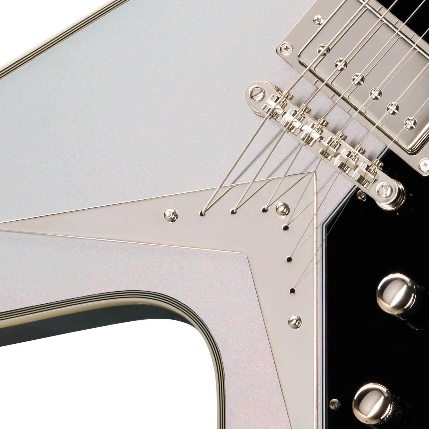 Epiphone Futura Flying V Custom Electric Guitar - Quicksilver