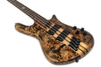 Spector NS Dimension 4-String Multi-Scale Bass Guitar - Super Faded Black Gloss Finish