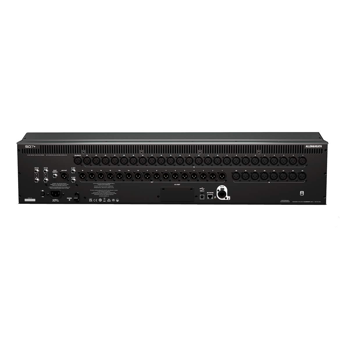 Allen & Heath SQ7+ RackUltra FX Enabled 48-channel Digital Mixer with DEEP Processing