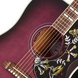 Gibson Hummingbird Standard Mahogany/Spruce Acoustic Electric Guitar - Purple Burst