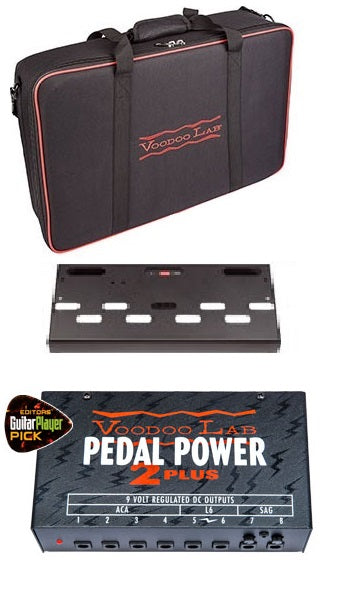 Voodoo Lab Dingbat Aluminium Pedalboard W/ Pedal Power 2 Plus - Small