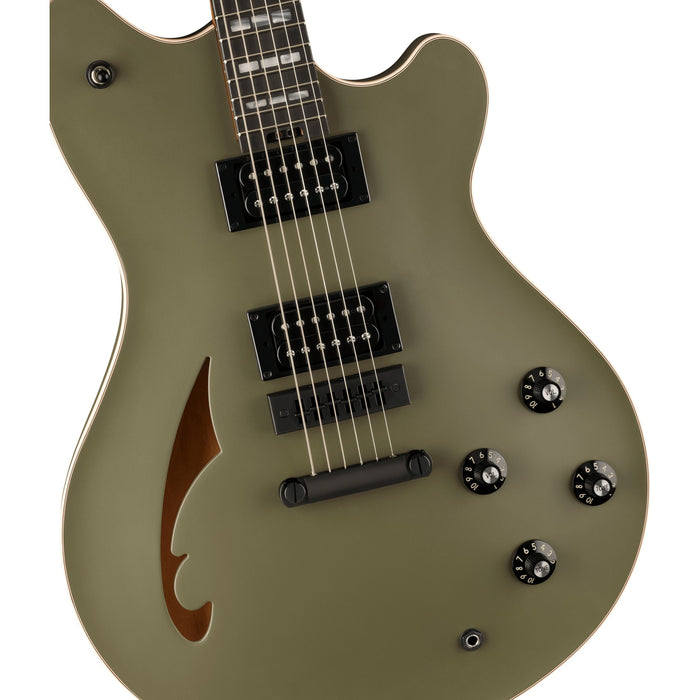 EVH SA-126 Special Semi-Hollow Electric Guitar - Matte Army Drab