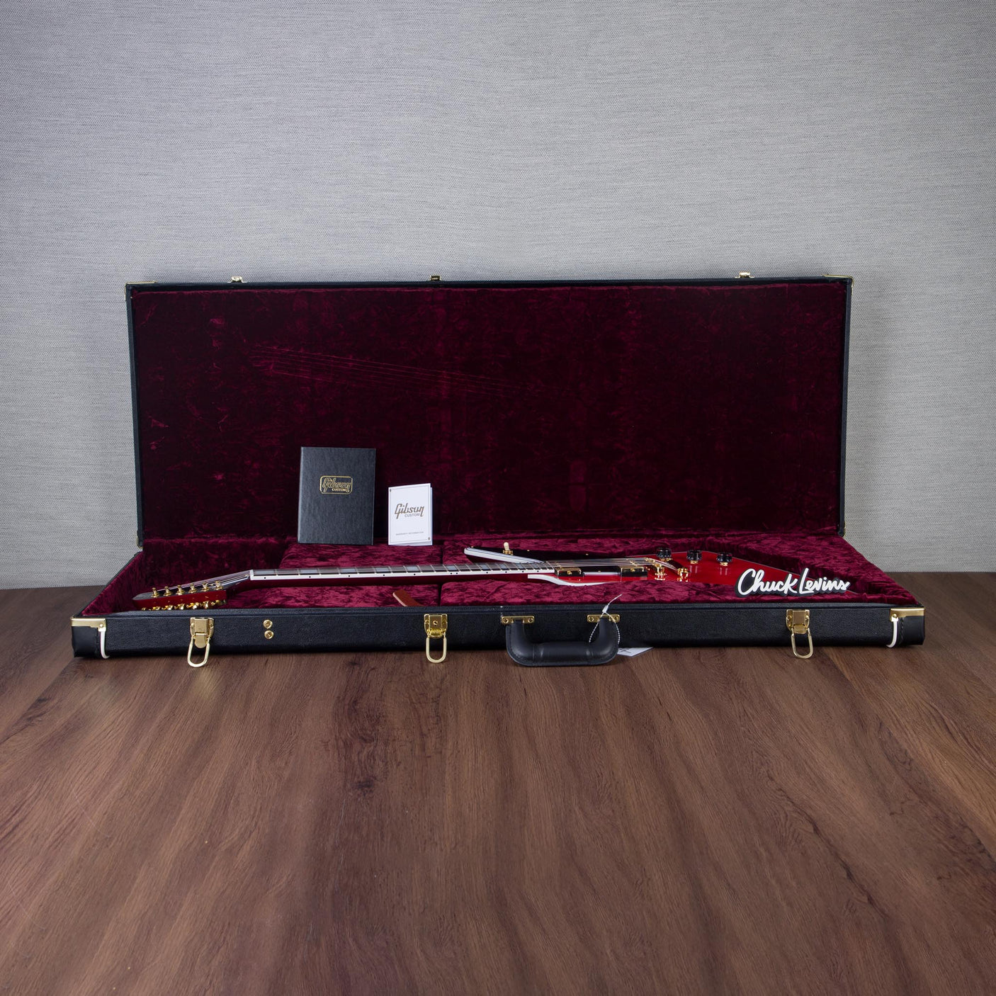 Gibson Custom Shop Explorer Electric Guitar, Gold Hardware - Watermelon King/Gloss - CHUCKSCLUSIVE - #CS500955