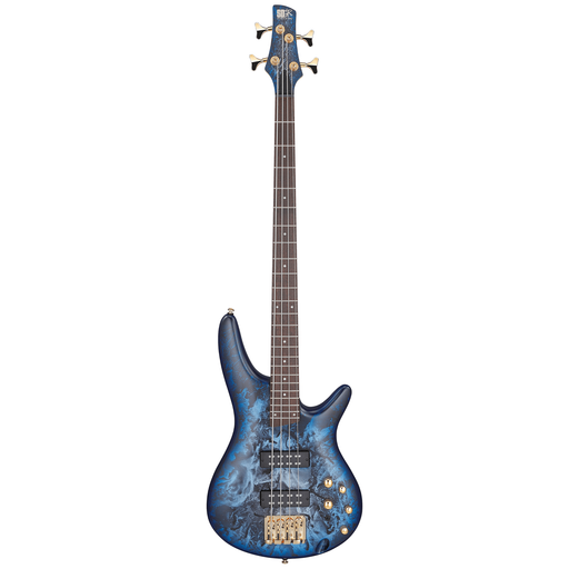 Ibanez SR300EDXCZM Bass Guitar - Cosmic Blue Frozen Matte