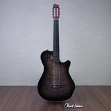 Godin MultiAc Grand Concert SA Nylon String Acoustic-Electric Guitar - Trans Black - CHUCKSCLUSIVE - #25313352