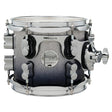 PDP 8 x 7-Inch Concept Maple Mounted Tom Drum - Silver to Black Fade