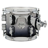 PDP 8 x 7-Inch Concept Maple Mounted Tom Drum - Silver to Black Fade