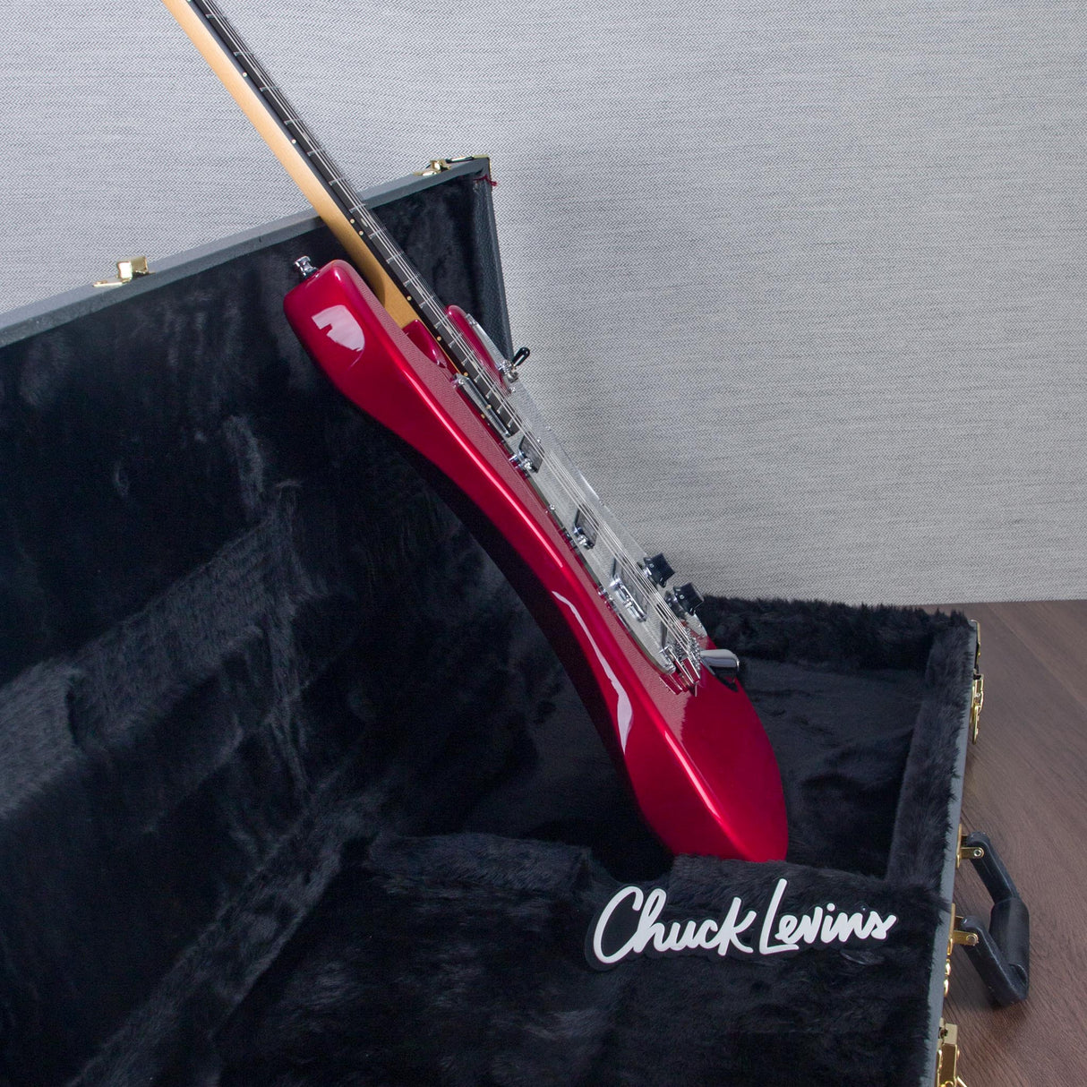 Lerxst Grace Alex Lifeson Signature Electric Guitar with Vega Trem Signed - Red - #24310978