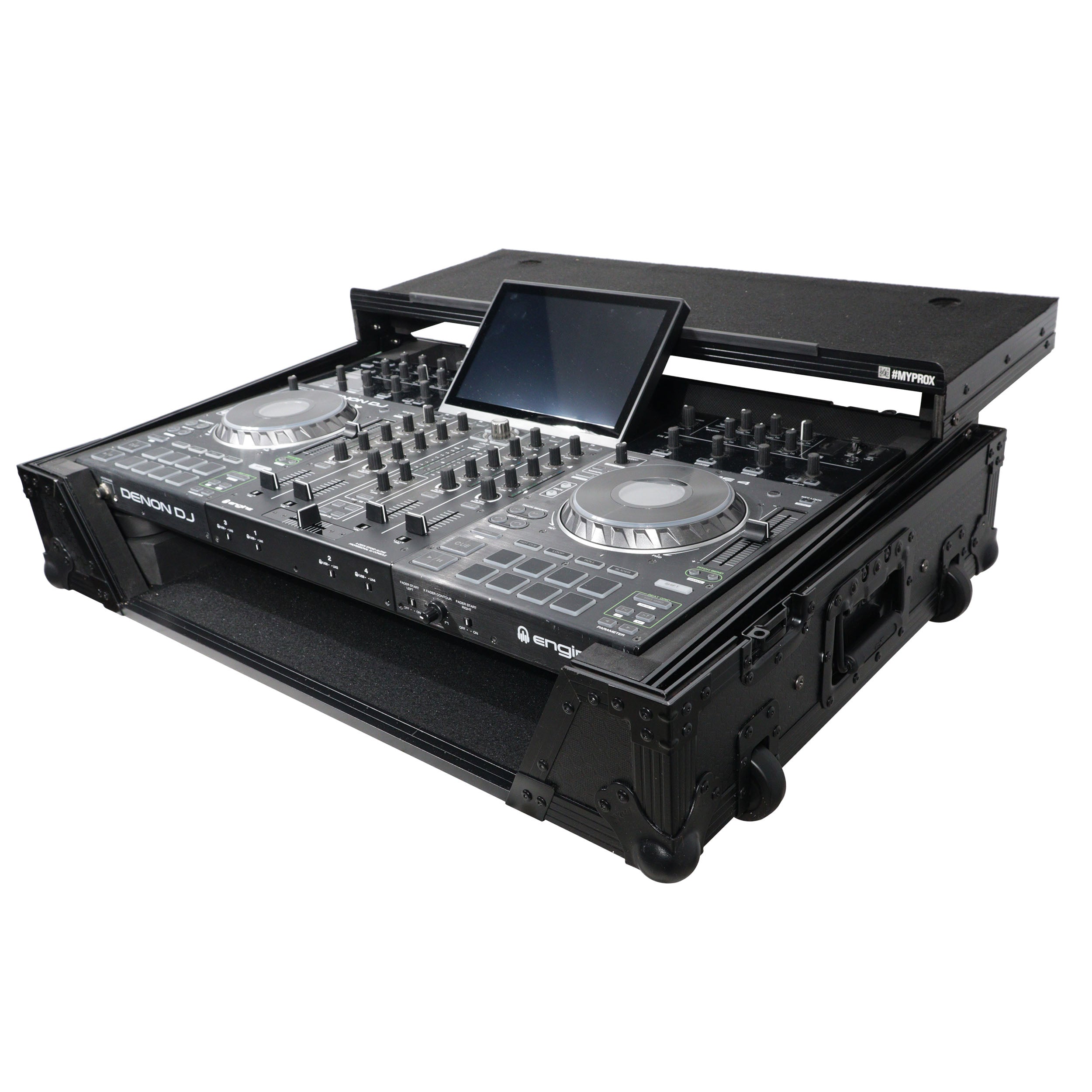 ProX XS-PRIME4WLTBL ATA Flight Case For Denon PRIME 4 G2/PRIME 4