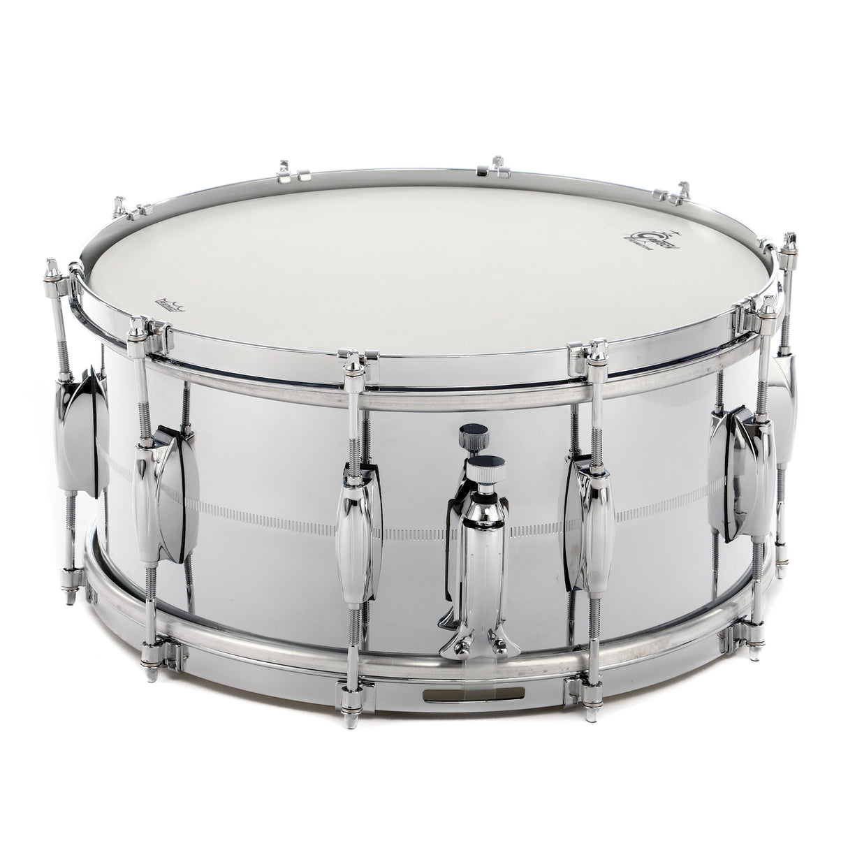 Gretsch 14" x 6.5" USA Chrome Over Brass Snare Drum - 301 Hoops
