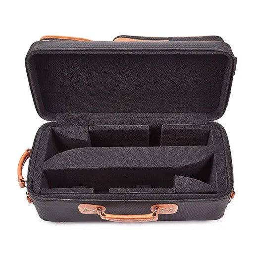 Gard Elite Fiberglass Double Trumpet Case - Black Nylon