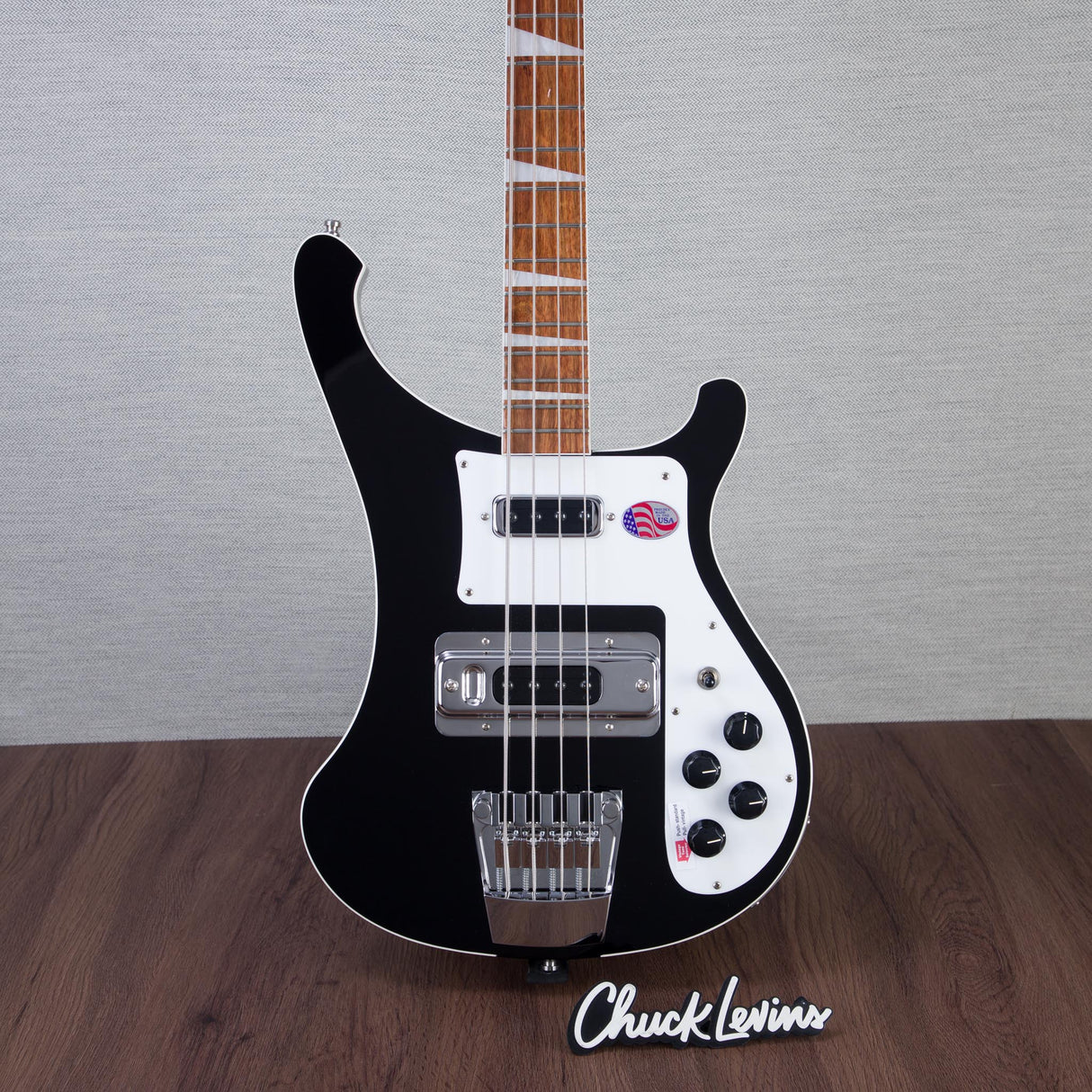 Rickenbacker 4003 4 String Electric Bass Guitar - Jetglo Finish - #2529715