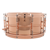 Ludwig Smooth Copperphonic 6.5x14 Snare Drum, Copper Hardware