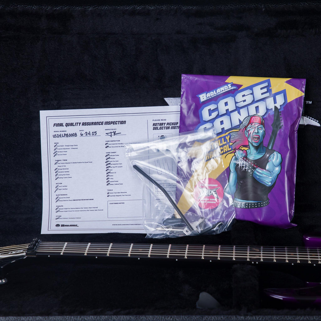 Badlands GX1 Hellcat HSS Electric Guitar - Sunset Leopard With Keeley Limited Edition Hellcat Caverns Delay/Reverb Effects Pedal - #US24LPB0008