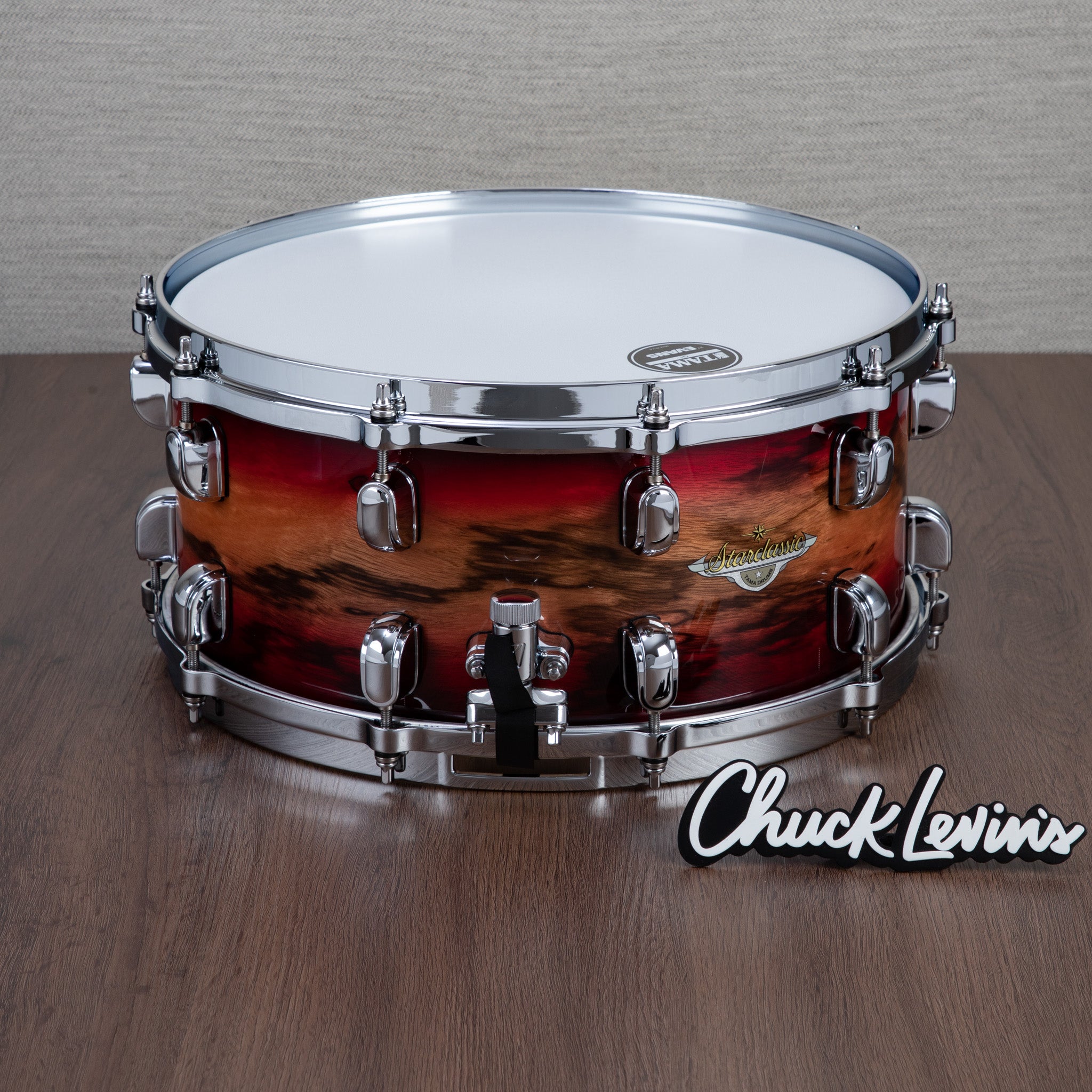 ｔａｍａ☆彡 Tama Starclassic Maple 14x6.5-Inch Snare Drum - Ruby Pacific