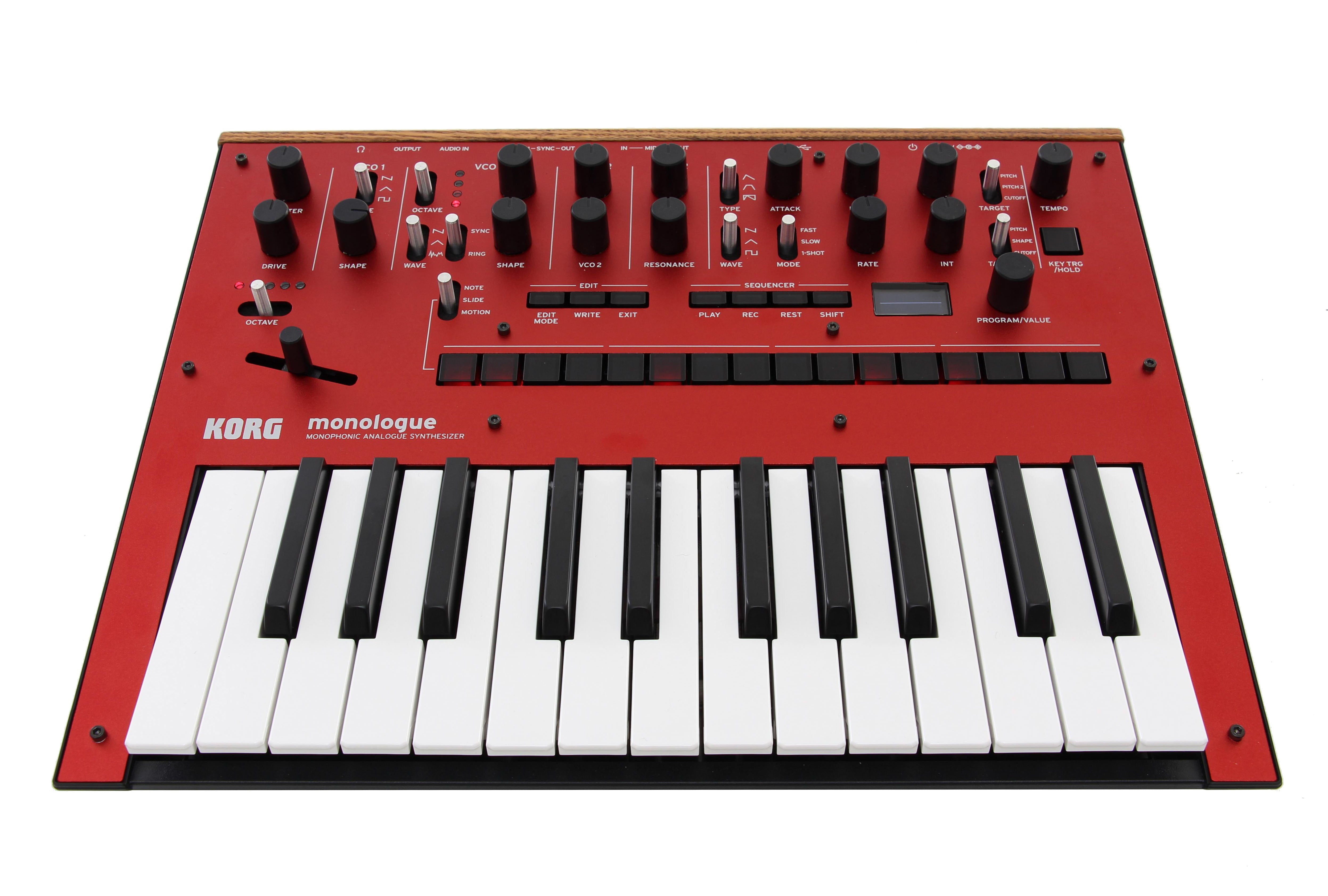 Korg monologue Monophonic Analogue Synthesizer - Red – Chuck Korg monologue Monophonic Analogue Synthesizer - Red – Chuck