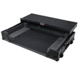 ProX XS-PRIME4WLTBL ATA Flight Case For Denon PRIME 4 G2/PRIME 4 MK2 DJ Controller with Laptop Shelf 1U Rack Space and Wheels - Black