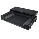 ProX XS-PRIME4WLTBL ATA Flight Case For Denon PRIME 4 G2/PRIME 4 MK2 DJ Controller with Laptop Shelf 1U Rack Space and Wheels - Black