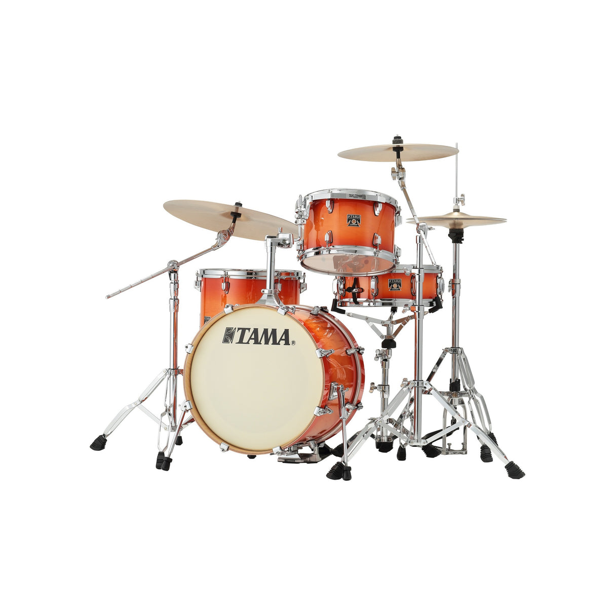 Tama CL48STLB Superstar Classic 4-Piece Shell Pack - Tangerine Lacquer Burst