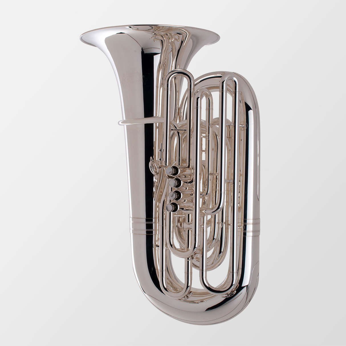 Adams 4/4 Size Bb Tuba - Silver Plated