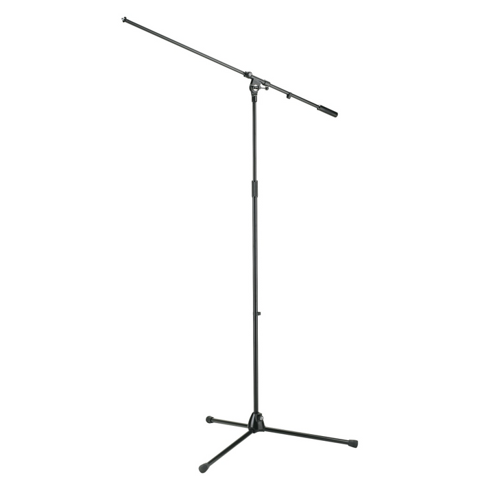 K&M 21021 Extra Tall Boom Microphone Stand - Black - New