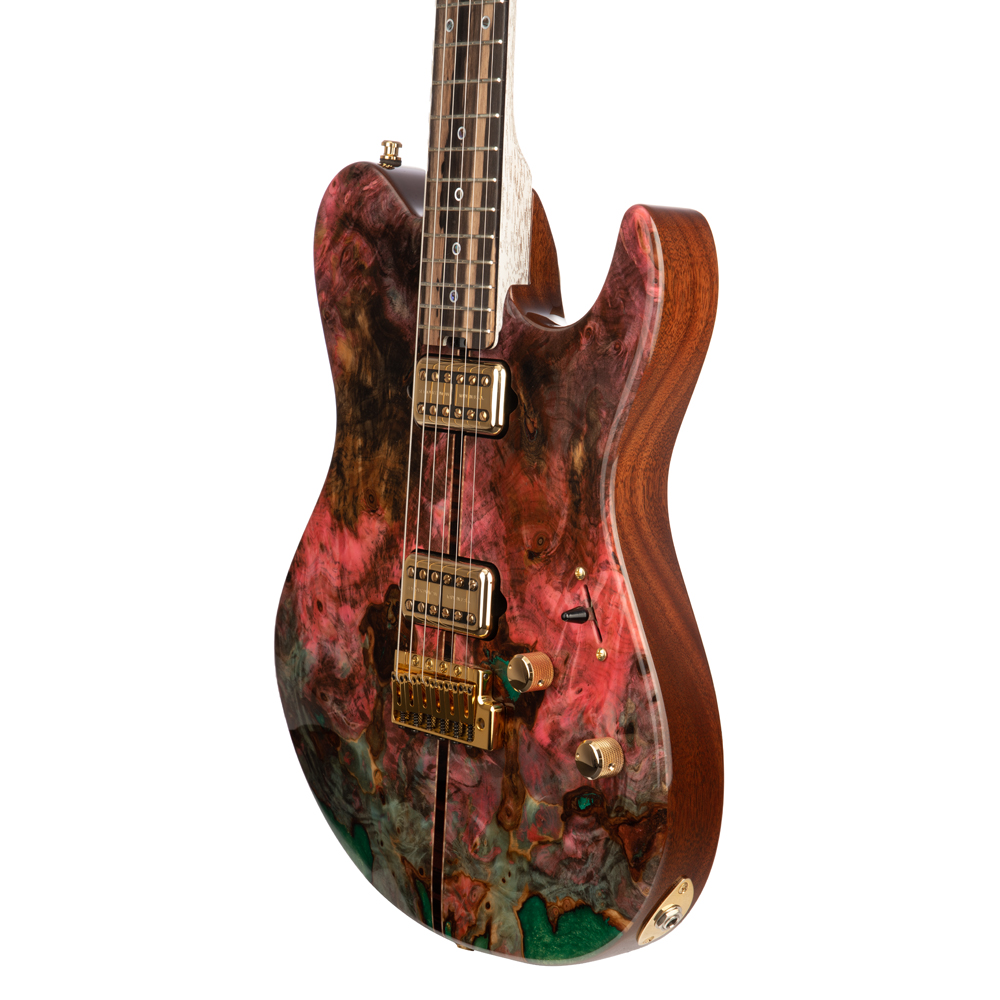 ESP Exhibition Limited Throbber CTM FL Electric Guitar - Natural Amorous Brown - New