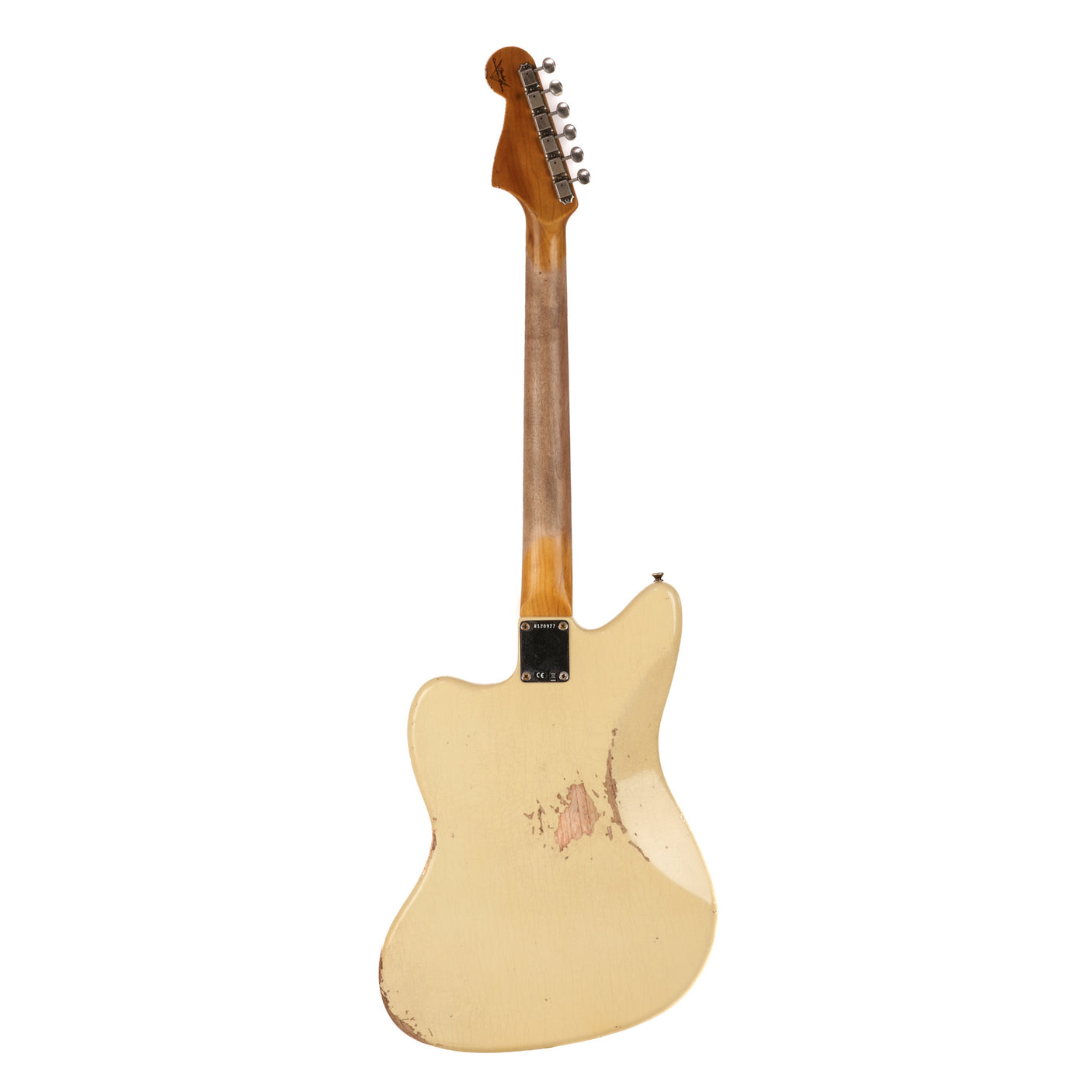 Fender Custom Shop 62 Jazzmaster Heavy Relic Guitar - Aged Vintage White - CHUCKSCLUSIVE - #R120927