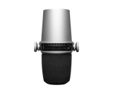 Shure MV7+-W Podcasting Bundle with Boom Arm and Headphones - White