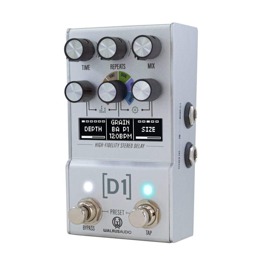 Walrus Audio Mako Series MKII: D1 High-Fidelity Delay Guitar Effects Pedal