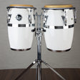 LP JRX1WH Jr Fiberglass Conga Set with Stand - White - Preorder