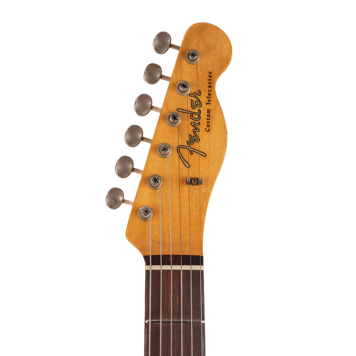 Fender Custom Shop 1962 Telecaster Custom Heavy Relic Guitar - Aged Vintage White - CHUCKSCLUSIVE - #R122567 - Display Model