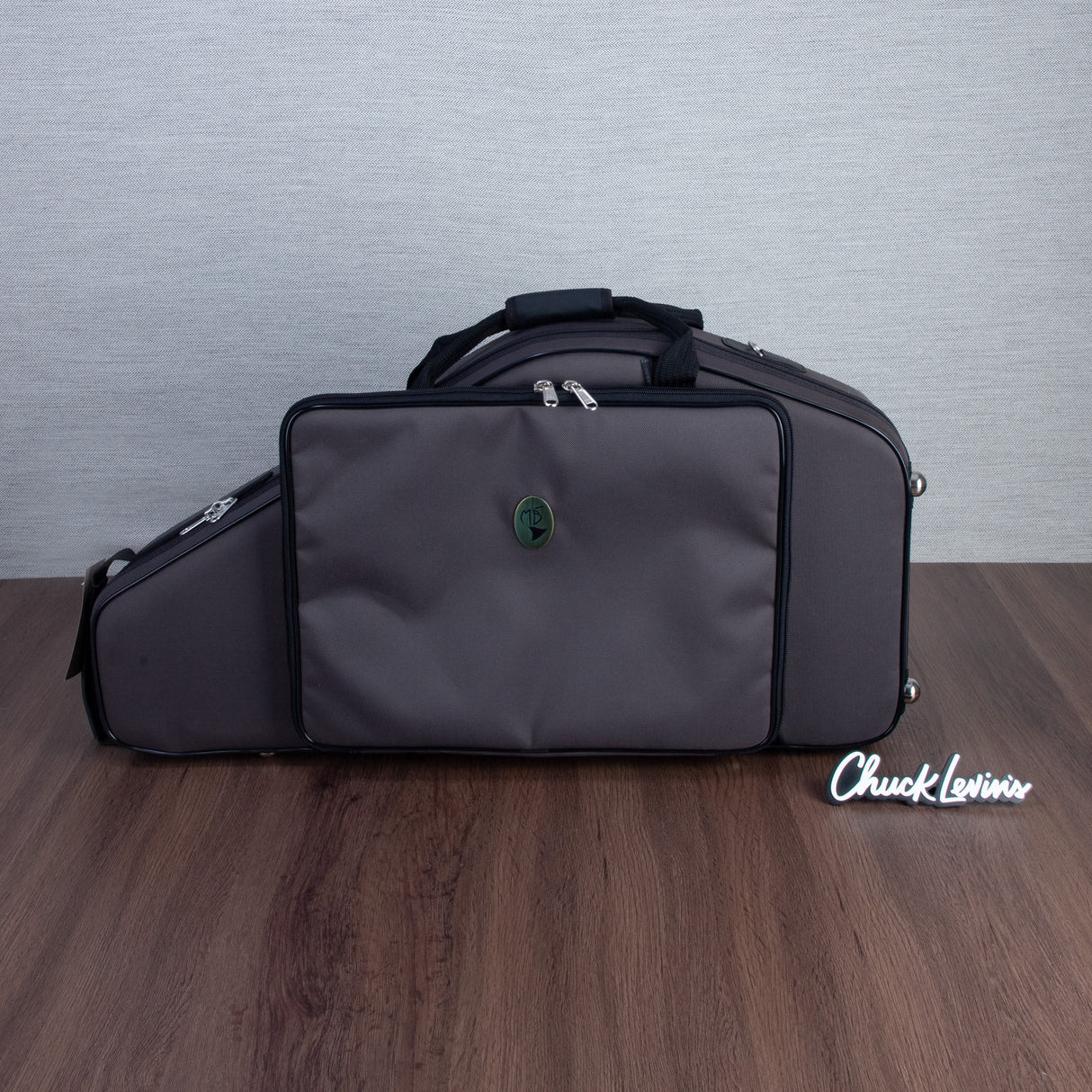 Marcus Bonna Double Sax Case for Alto and Straight Soprano with Detachable Neck - Brown Nylon