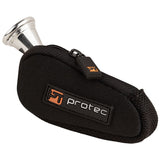 Protec Neoprene Single French Horn Mouthpiece Pouch - Black