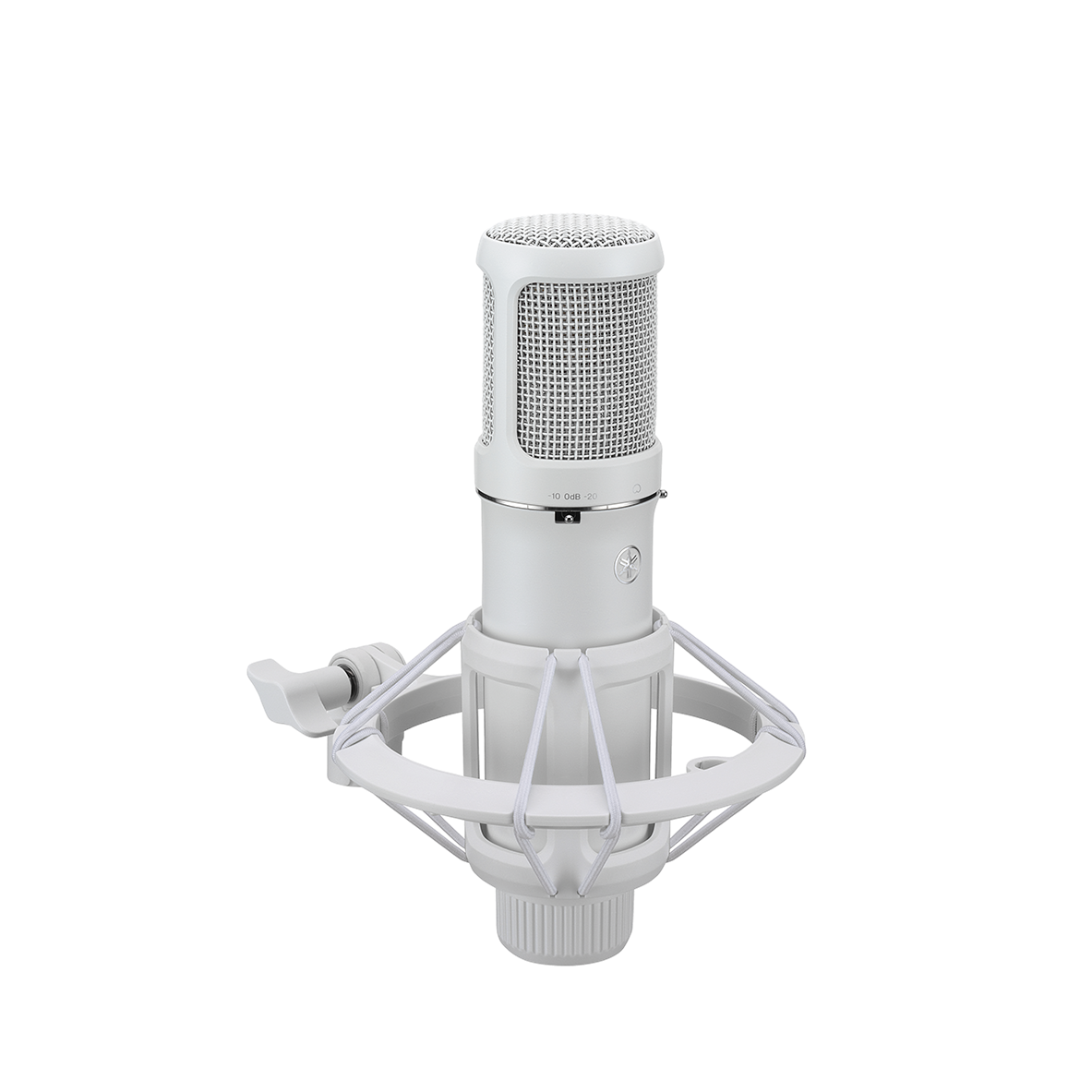 Yamaha YCM705 W Condenser Microphone with Shock Mount and Pop Filter - White