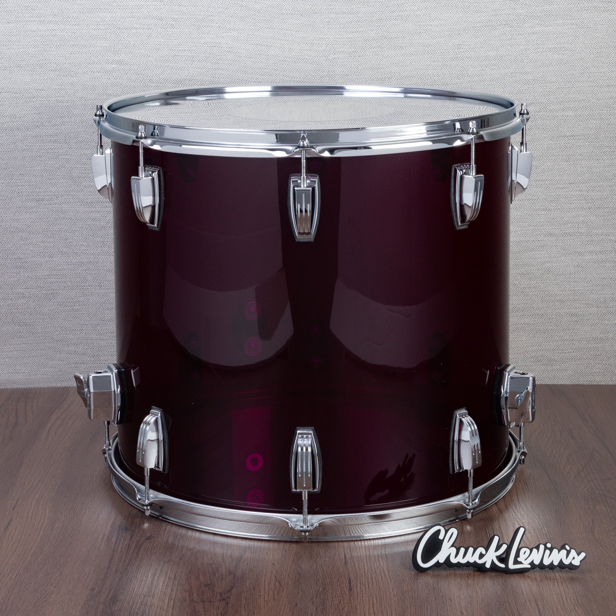 Ludwig 16 x 18-Inch Vistalite Floor Tom - Purple – Chuck Levin's