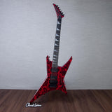 Jackson Custom Shop Warrior Electric Guitar - Snake Skin Red - #J11248