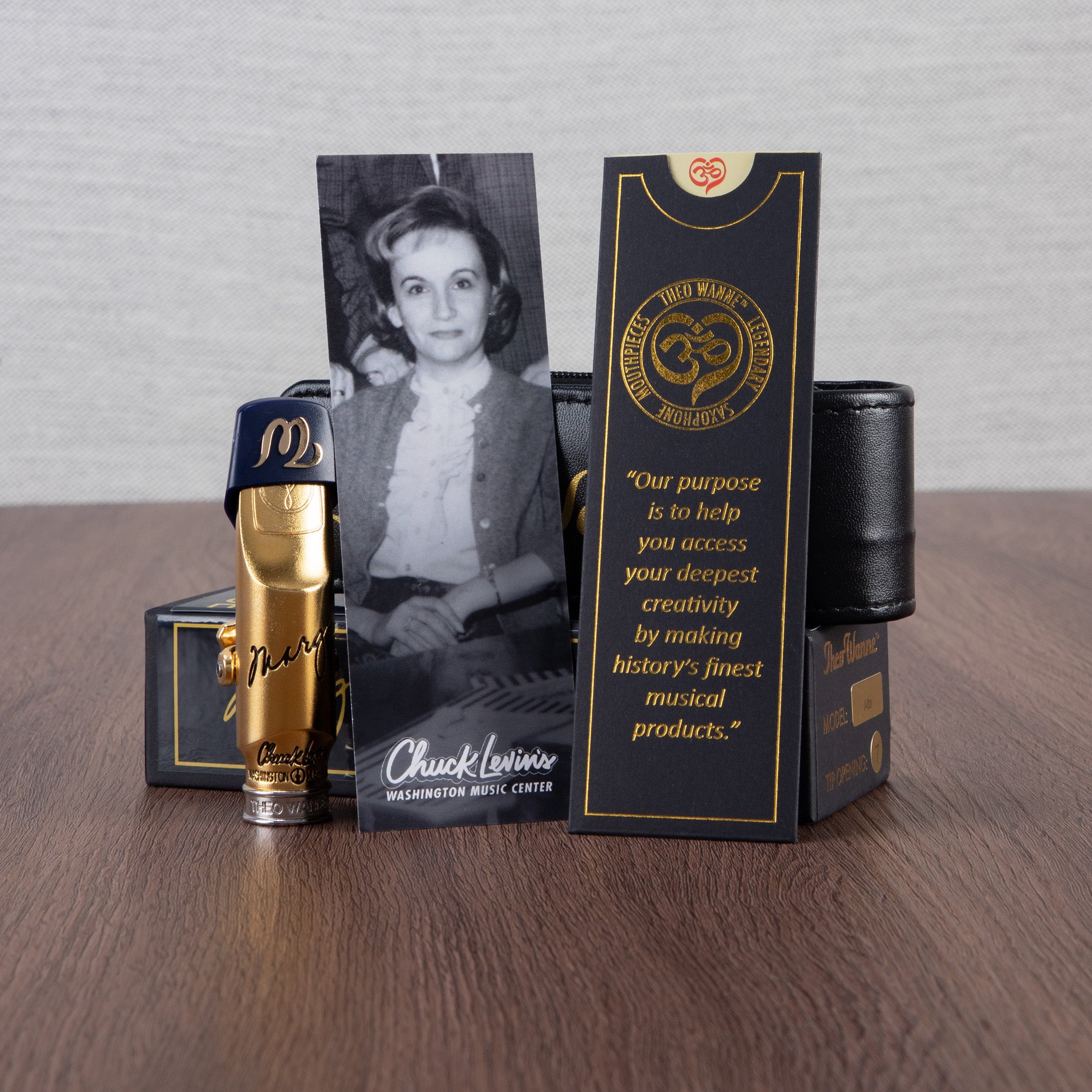 Theo Wanne Marge Alto Saxophone Mouthpiece - Gold, Size 7