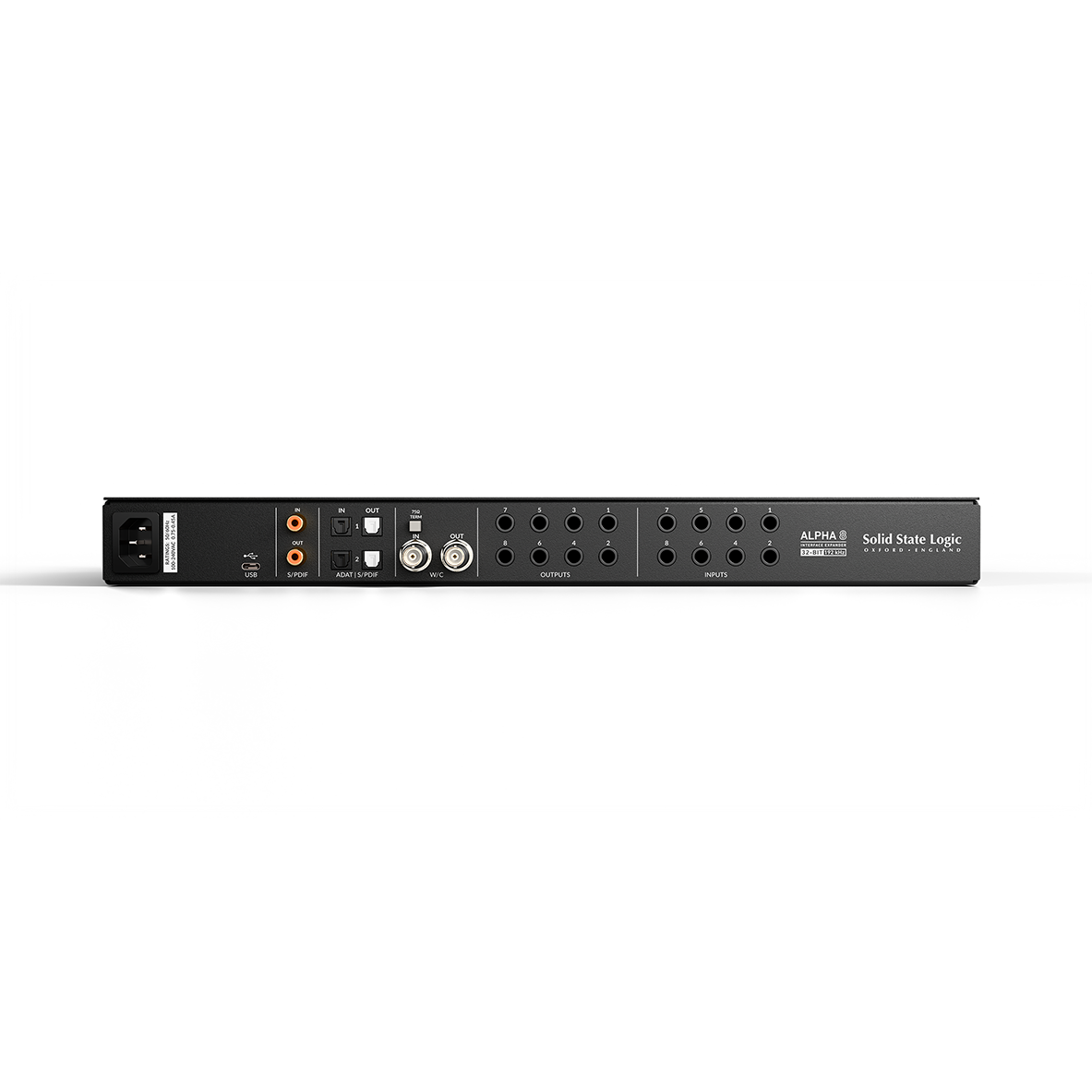 Soild State Logic ALPHA 8 High-Performance 8 x 8 AD/DA converter with Analogue ADAT S/PDIF and USB Interface