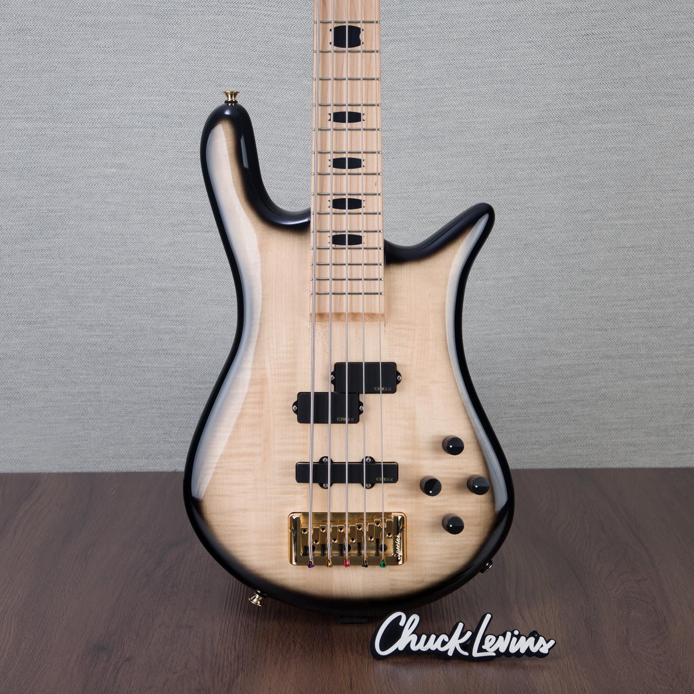 Spector Euro 5 5-String Electric Bass Guitar - Natural Black Burst Gloss - CHUCKSCLUSIVE - #NB22962