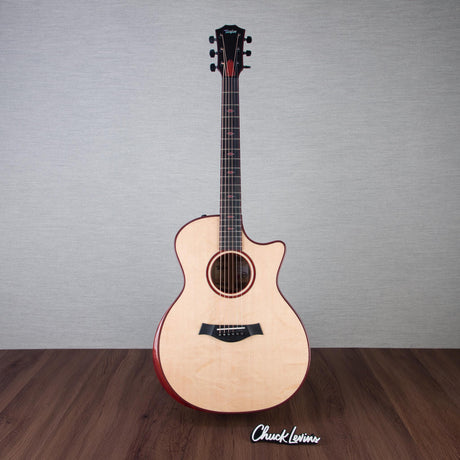Taylor NAMM 2025 Custom #6 C14ce Bearclaw Sitka Spruce/Blackheart Sassafras Grand Auditorium Acoustic Electric Guitar - #1204255101