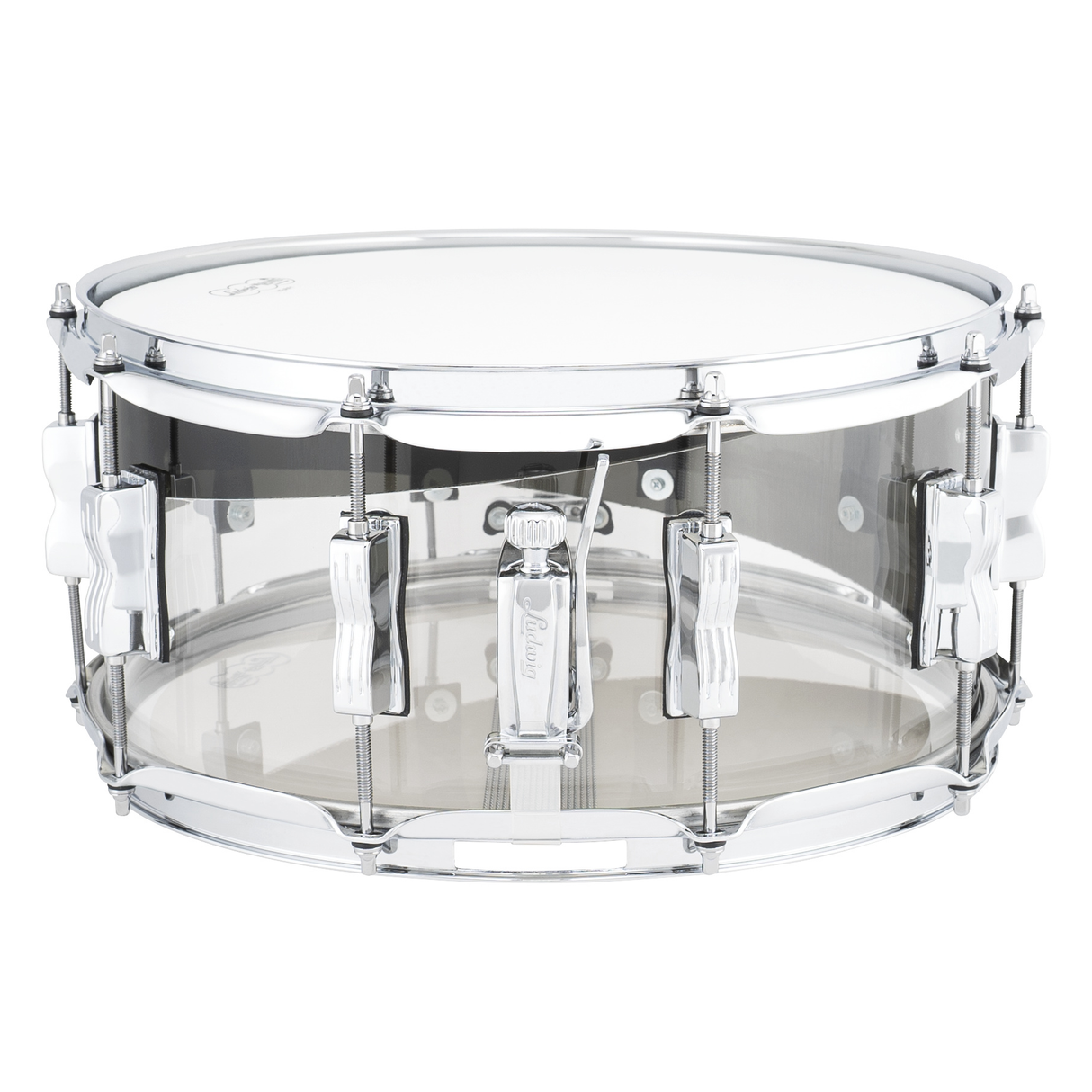 Ludwig VistaLite VL50 6.5x14 50th Anniversary Snare - Smoke/Clear