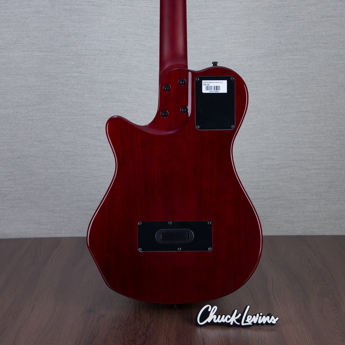 Godin MultiAc Grand Concert SA Nylon String Acoustic-Electric Guitar - Trans Black - CHUCKSCLUSIVE - #24311096