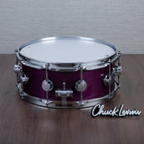 DW 5.5 x 14-Inch Collector's Oak Snare Drum - Ultraviolet Purple