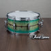 Tama 6.5 x 14-Inch Star Maple Snare Drum - Emerald Sea Curly Maple Burst